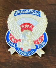 Vintage Pin 50th Anniversary Of Normandy Invasion 1944-1994 picture