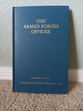 THE ARMED FORCES OFFICER Department of Defense 600-2 1950 (1956) Military Book picture
