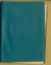 Vietnam VC 1987 Communist Retired Pension ID Card Sổ Hưu Trí