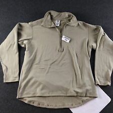 US Military Shirt Mens XL Regular NWT Khaki Mid Weight Cold Weather Waffle #5659 picture