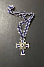 WWI WWII NAZI UNIFORM PIN Mothers Lost Child Medal And Ribbon picture