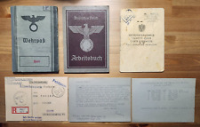 WW2 German Military ID (Wehrpass) & other documents.  picture