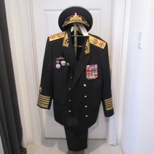 RARE Obsolete USSR Soviet Union Russian Admiral of the Fleet Navy Uniform Set