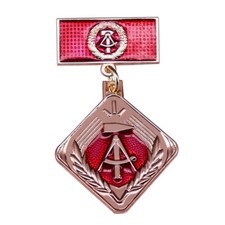 Democratic Germany East Germany socialist labor activist Medal Replica Full Size