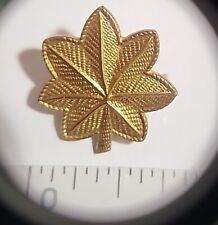 WWII Military Army Officer Rank Oak Leaf Pins Pushback NS Meyer Inc NY picture