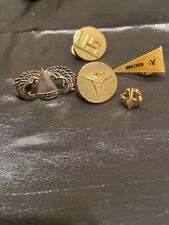 Lot Of Vintage Military Pins And Two Sports picture