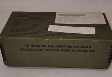 Vintage Stemaco NSN 8465-01-004-2893 Sun Wind Dust Military Goggles 2 Lenses picture