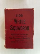 white squadron RARE 1896 playing cards #1108 picture