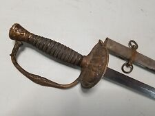Post Civil War M1860 Staff & Field Officers Sword w/Scabbard - Indian Wars Era picture