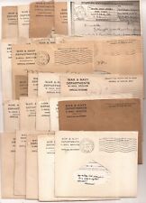 WWII Lot of 48 American V-Mail Letters & Covers. Combat Units. E.T.O. & Pacific. picture