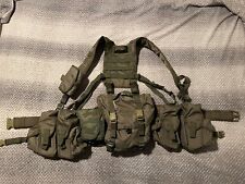 Original Russian SSO Smersh Rig Harness AK Pouches Vest + Knee Pads Olive New picture