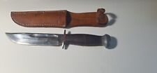 Vintage PAL RH-36 WWII Era Fixed Blade Combat Knife - w/ Marked Sheath - VGC picture