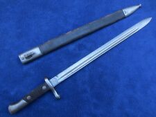 VINTAGE ORIGINAL SPANISH M1893/13 LONG MAUSER BAYONET AND SCABBARD picture