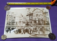 Rare WWII German Period Original Glossy Press Photo May Day 1938 Celebration