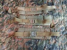US Military ALICE Pack Waist Belt / Kidney Pad OD Green w/ Grey Buckle VGC picture