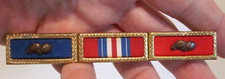 VTG US ARMY 3 PLACE RIBBON BAR 1/2" WIDE PUC, VUC, MUC MULTIPLE AWARDS VANGUARD