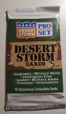 1991 Desert Storm Pro Set, 10 Educational Collectible Cards.  NEW. SEALED. picture