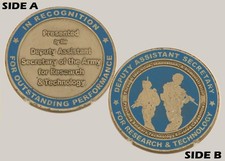 Army Deputy Assistant Secretary Research Technology Soldier Challenge Coin  M#4