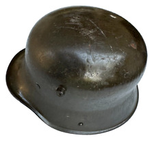 German Helmet - WW1 WW2 M16 rare TJ66 Original Stahlhelm with leather liner NICE picture