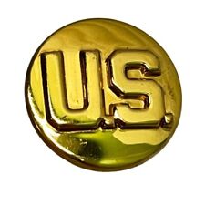 US Military Army Pin Enlisted Infantry Collar Brass Insignia 1 Inch picture