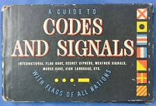 A Guide to Codes and Signals WW II Vintage 1942 Good Hardcover Book picture