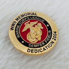 Marine Corps League WWI Memorial Dedication 2004 Lapel Pin Semper Fidelis picture