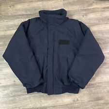 USN US Navy Shipboard Cold Weather Flame Resistant Jacket Blue XL Formula II picture