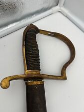civil war sword Warnock Company Union etched blade design picture