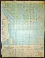 6329 i - MAP - Can Gio - June 1970 - Rung Sat Zone, South China Sea, VIETNAM WAR