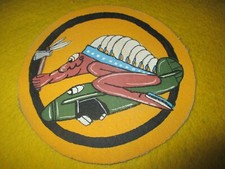 WWII USAAF BRAVE PLANE 45 TH FIGHTER SQDN 15 FG HICKAM 7 AAF FLIGHT JACKET PATCH