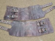 WWII US Army Double Buckle Boot Spats picture