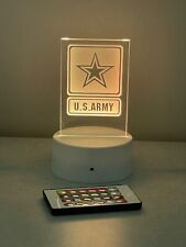 US Army Personalized Acrylic Light | Night Light | LED Sign | LED Lamp | Plaque  picture