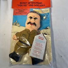 Saddam Hussein Doll 1990 Beast Of Baghdad You Do Voo Doo Doll w Yellow Ribbon picture