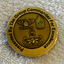 Ordnance Group (EOD) With Distinction and Valor 16 Oct 2005 Challenge Coin