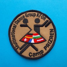 MULTINATIONAL DANCE GROUP KFOR NATO Patch AUSTRIA GERMANY SWITZERLAND HUNGARY