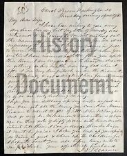 Jail Letter from Accused Assassination Conspirator of President Lincoln picture