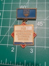 DDR FDJ Medal For Exemplary Achievements Honor of GDR East Germany Award Badge