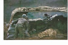 Vintage Mike Roberts Postcard Vietnam War SC11906 Camouflaged recoilless rifle picture
