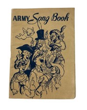 1941 Army Song Book WWII Military Songs Adjutant General Library Congress