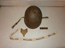 WW2 US Army USMC Steel Helmet, Liner with Inner 