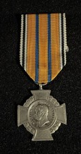 1864 Prussian Duppel Storm Cross Medal Authentic Non Combatant UV Passed Ribbon