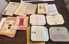 Vietnam War USMC Deputy Information Chief MACV Award Documents  Forestal Signed