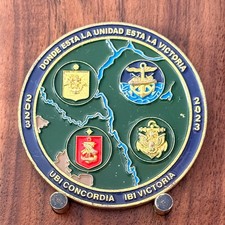 Marina De Guerra Del Peru CE-VRAEM Naval Double Sided Challenge Coin  M#37