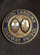 South Carolina Highway Patrol Trooper SCHP Challenge Coin Police Badge SC Seal