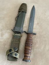 WWII 2 US M3 Imperial Blade Marked Paratrooper D-Day Trench Fighting Knife M8 picture