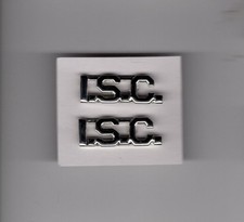 US Law Enforcement Police Sheriff I.S.C. Collar uniform badge set