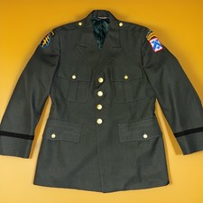 U.S. Army Officer Dress Service Coat UQC-S-2-75 SPECIAL FORCES AIRBORNE 42 Short