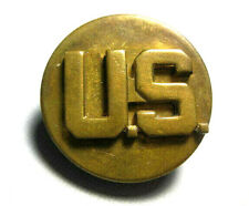 Vintage WW2 U.S. Brass Army Collar Pin  (Screwback) picture