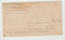 US 1945 APO, GI, Soldiers Mail, RED CROSS Official Cover with  Letter FREE FRANK picture