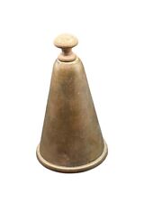 Antique British Victorian Royal Army Artillery Copper Brass Bell Military 1800s picture